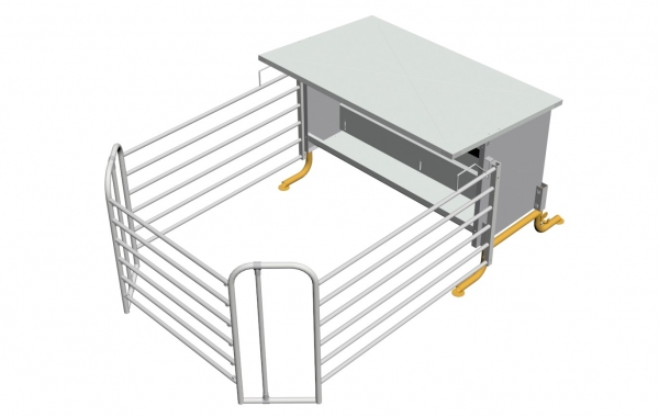 Feeder for cattle, feeder for calves.